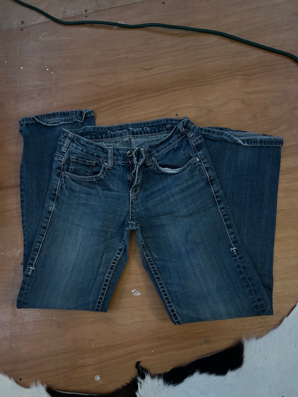 Cowgirl Tuff Dark Blue Denim Jeans